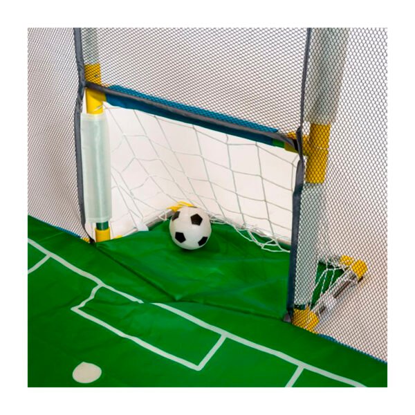 Corralito Bebe Cancha De Futbol Arcos Aro Con Pelotitas Love