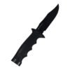 Cuchillo Tactico Acero Inoxidable Negro Con Funda Stolberg