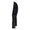 Cuchillo Tactico Acero Inoxidable Negro Con Funda Stolberg