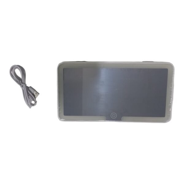 Espejo Para Auto Parasol Luz Led 3 Intensidades Maquillaje Táctil Recargable