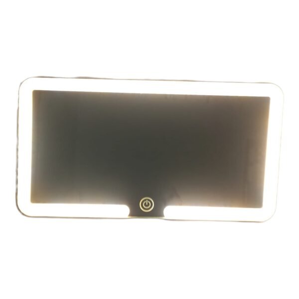 Espejo Para Auto Parasol Luz Led 3 Intensidades Maquillaje Táctil Recargable