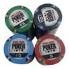 Fichero Poker 100 Fichas Ceramicas Profesionales Maletin Bisonte