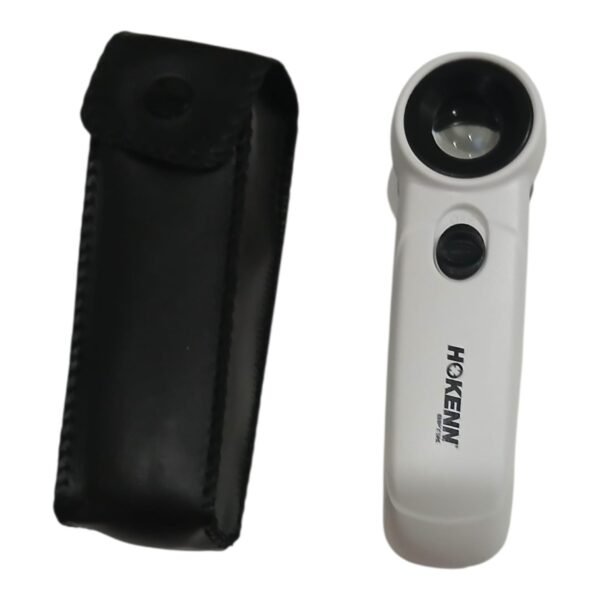 Lupa De Mano Con Luz Led 40X Aumento Hokenn