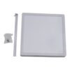 Plafon Led Backlight Cuadrado Base 24w Luz Cálida Candela