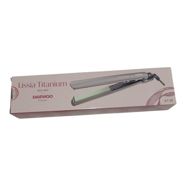 Planchita De Pelo Lissia Con Placas De Titanio 24k Daewoo