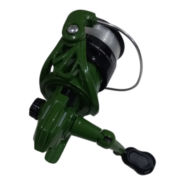 Combo Caña Telescopica 3,90 Mts Waterdog + Reel De Pescar + Nylon