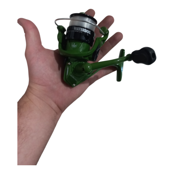 Combo Caña Telescopica 3,90 Mts Waterdog + Reel De Pescar + Nylon