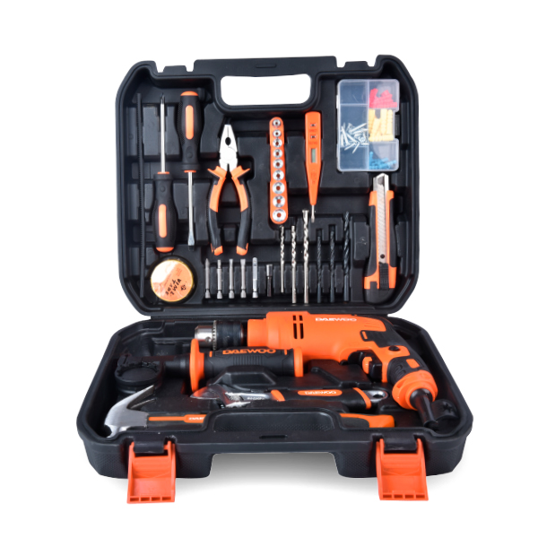 Kit Taladro Percutor 13mm Daewoo Con Maletin Y Accesorios - Imagen 2