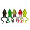 Set De 5 Señuelos Rana Con Patas Anti Enganche Con Estuche Waterdog