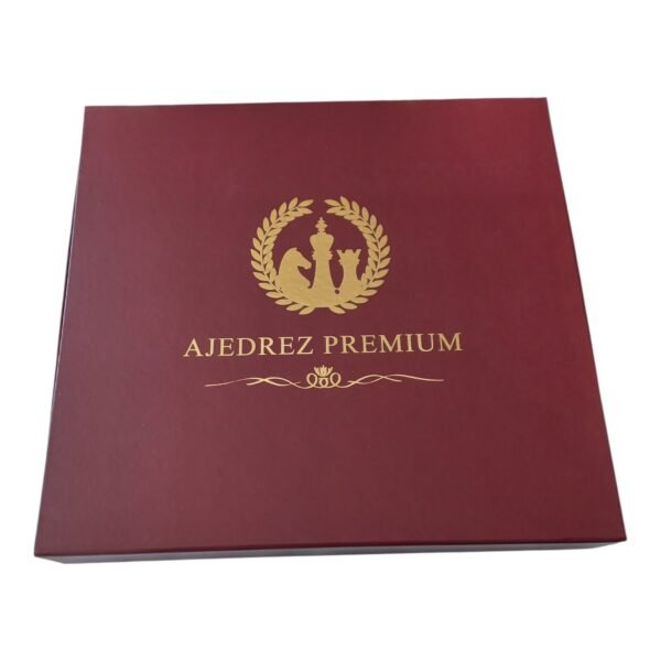ajedrez premium BI202506 4 Piezas De Ajedrez Bisonte Fichas Deluxe Premium