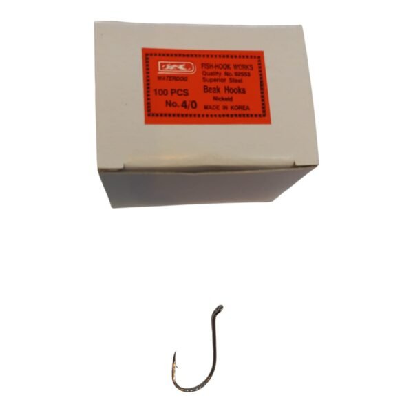 Anzuelos De Pesca N 4/0 Boga Lisa Waterdog Cajita X 100 Un.