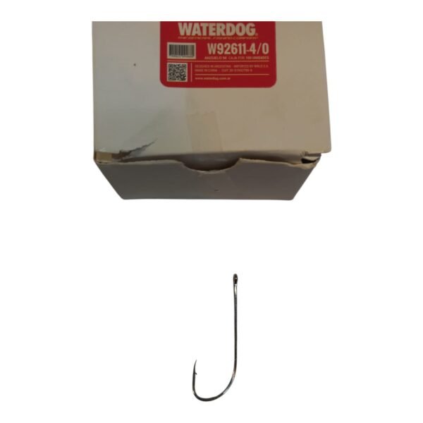 anzuelo W92611 40 3 Anzuelos De Pesca Pata Larga 6 Cm Cajita X 100 Un.