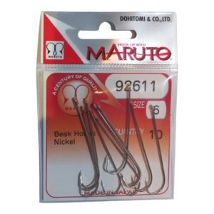 Anzuelos De Pesca Maruto N 6 Niquel Blister x 10 Un.