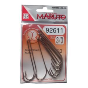 Anzuelos De Pesca Maruto N 3/0 Niquel Blister x 10 Un.