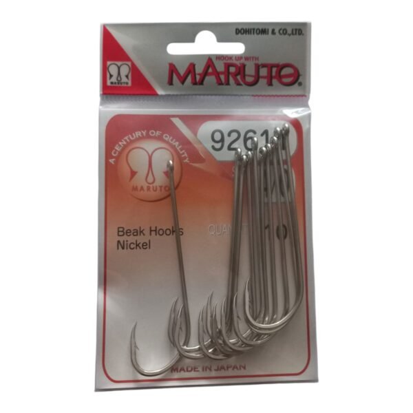 Anzuelos De Pesca Maruto N 4/0 Niquel Blister x 10 Un.
