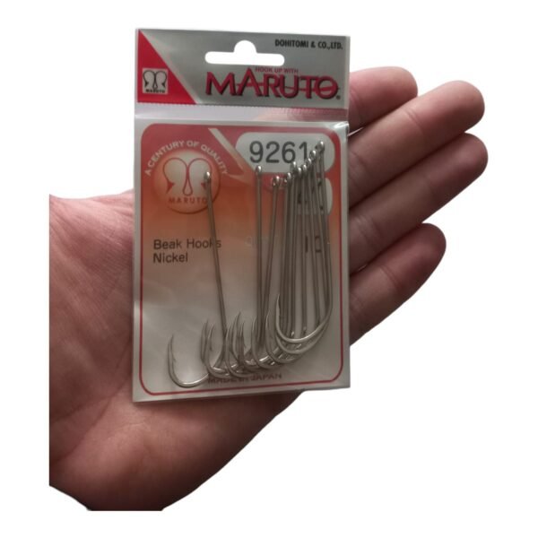 Anzuelos De Pesca Maruto N 4/0 Niquel Blister x 10 Un.