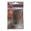 Anzuelos De Pesca Maruto 92611NI-6/0 Niquel Blister x 10 Un.