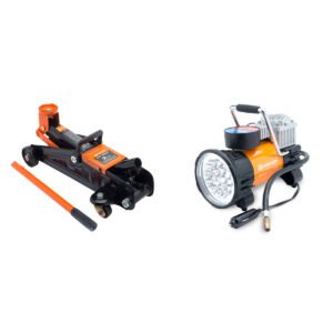 Combo Criquet Hidraulico Auto 2tn Gato + Mini Compresor D...
