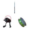 Kit Caña Pescar Telescopica 3,90 Mts + Reel Y Tanza Waterdog
