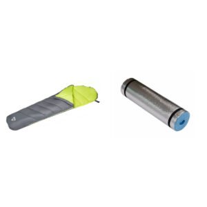 Combo Bolsa De Dormir Compacta + Aislante Termico Colchoneta