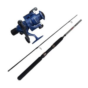 Combo Caña De Pecar 2 Tramos 2,10 Mts Reel Frontal Waterdog