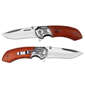 Cuchillo Navaja Plegable Cortaplumas Hoja Acero Inox. Waterdog