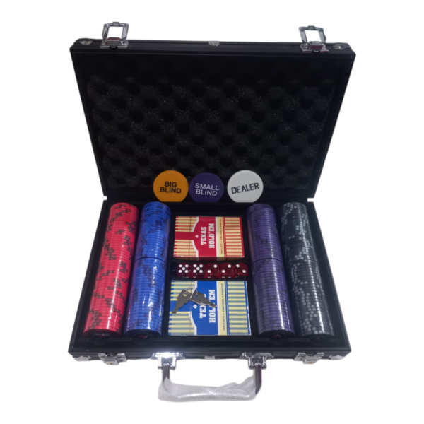 Fichero Poker 200 Fichas Ceramicas Profesionales Valija
