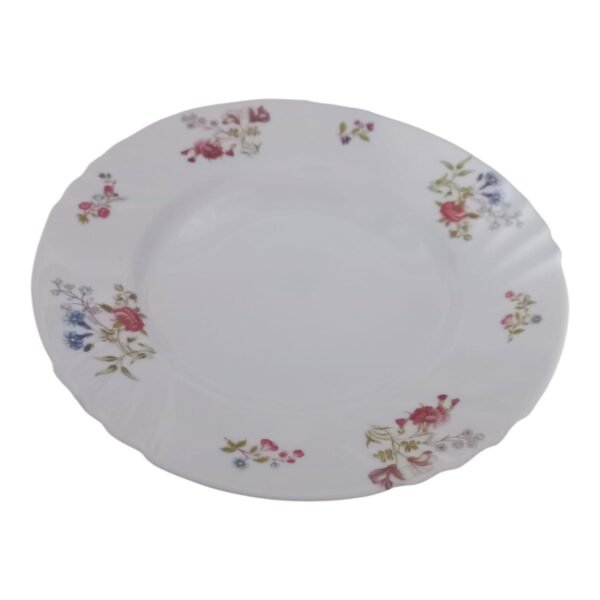 Set Juego De Vajilla De 24 Platos Redondos Decorados Playos Hondos