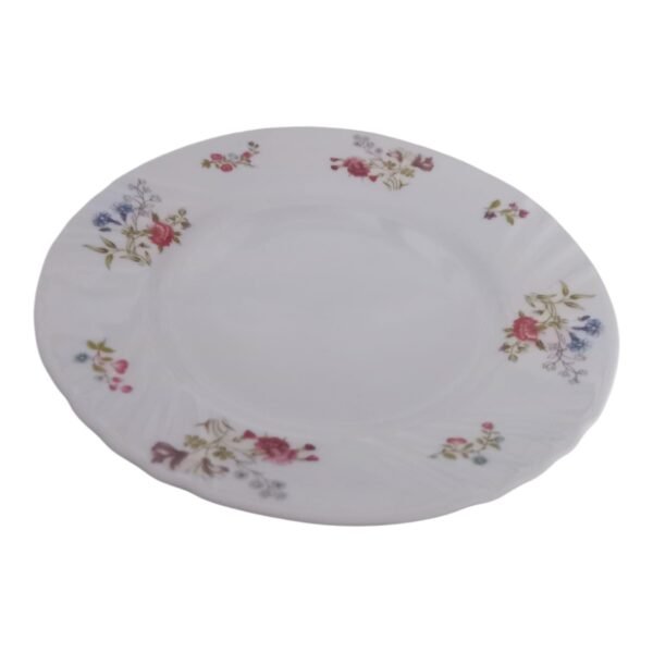Set Juego De Vajilla De 24 Platos Redondos Decorados Playos Hondos
