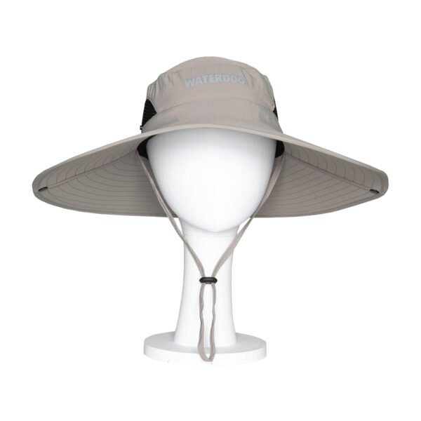 sombrero CAP530 gris oscuro 1 Sombrero Ala Ancha Ajustable Pesca Trekking Waterdog Cap530