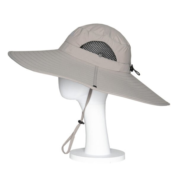 sombrero CAP530 gris oscuro 3 Sombrero Ala Ancha Ajustable Pesca Trekking Waterdog Cap530