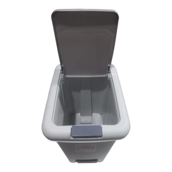 Tacho de Basura 30 Lts de Plastico con Pedal y Doble Apertura