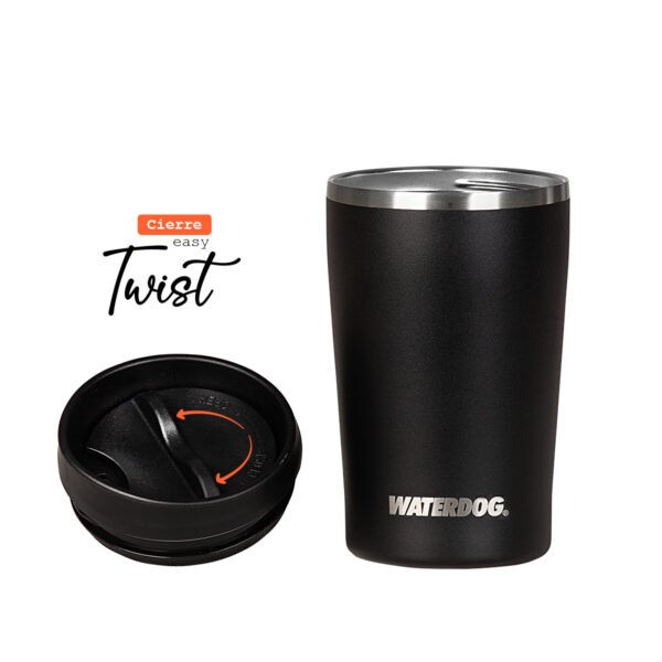 Vaso Termico Acero Inox Waterdog American 380ml Tapa Hermetica