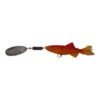 Señuelo cuchara Waterdog Aero Minnow A4MSN naranja Vista lateral del señuelo Aero Minnow A4MSN