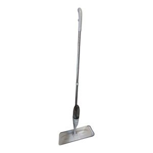Limpiador de pisos con spray y mopa gris Limpiador de pisos con spray rociador y mopa de microfibra gris