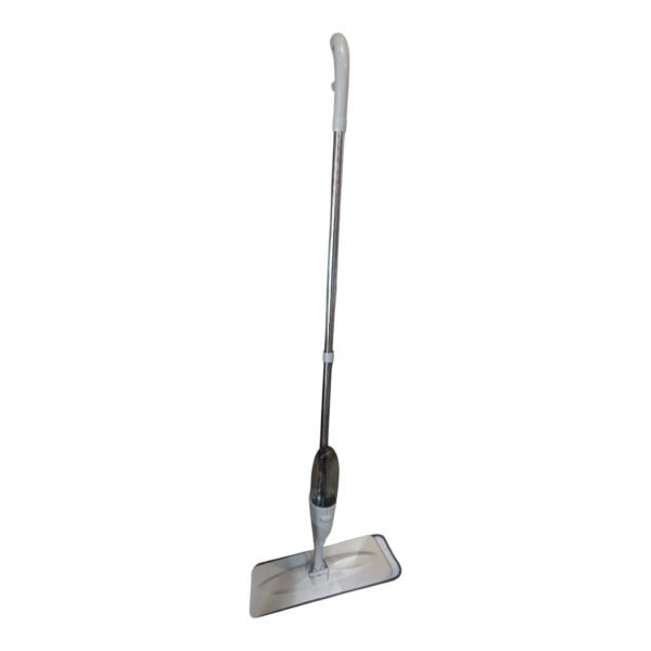 Limpiador de pisos con spray y mopa gris Limpiador de pisos con spray rociador y mopa de microfibra gris