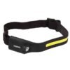 Linterna Minera Waterdog WOL9036 - Frente Linterna minera recargable Waterdog WOL9036 con banda luminosa amarilla, vista frontal