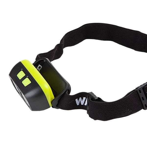 Linterna frontal recargable Waterdog WOL9037 Vista lateral de la linterna frontal Waterdog WOL9037