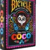 Naipes Bicycle Coco de Disney con estuche holográfico