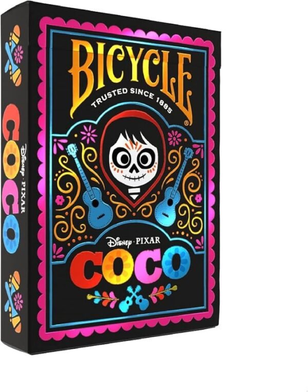 Naipes Bicycle Coco de Disney con estuche holográfico