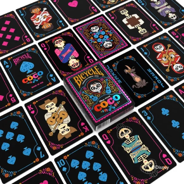 Naipes Bicycle Coco de Disney con estuche holográfico - foto 3