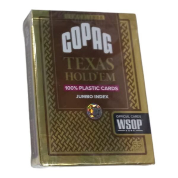 Naipes Copag Texas Hold'em dorado