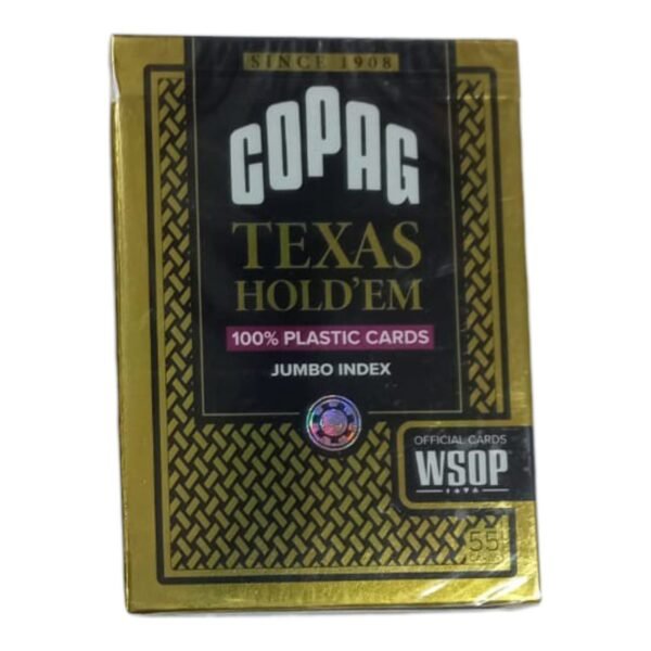 Naipes Copag Texas Hold'em negro