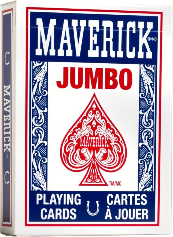Naipes Maverick índice jumbo azul Naipes Maverick índice jumbo azul