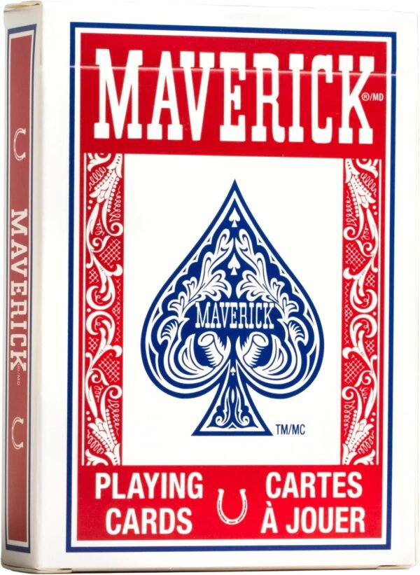 Naipes Maverick índice estándar rojo Naipes Maverick índice estándar rojo