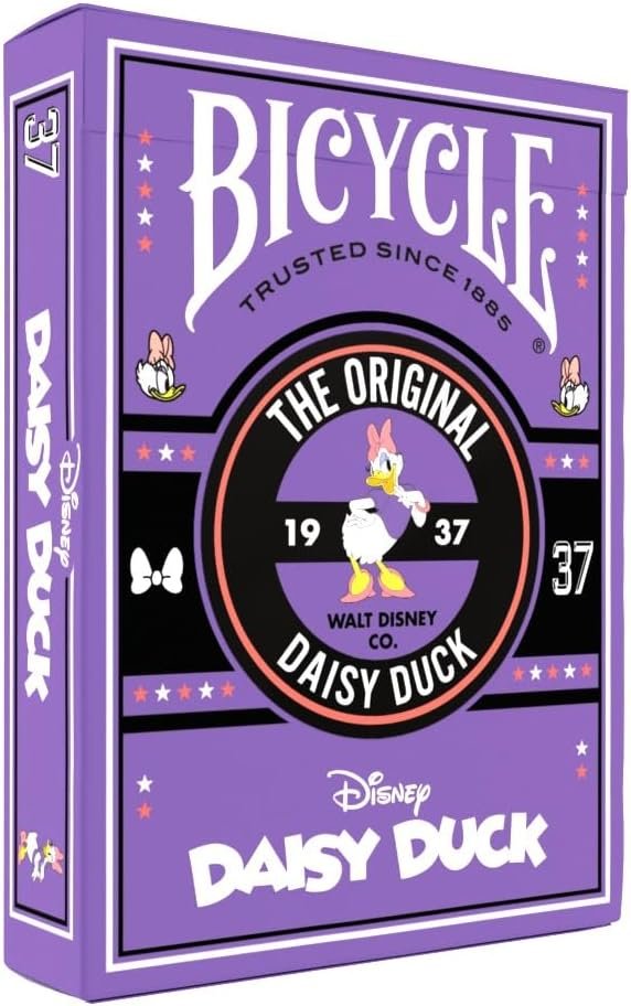 Naipes Bicycle Daisy Duck de Disney con estuche violeta Naipes Bicycle Daisy Duck de Disney con estuche violeta