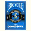 Naipes Bicycle Pato Donald de Disney con estuche azul