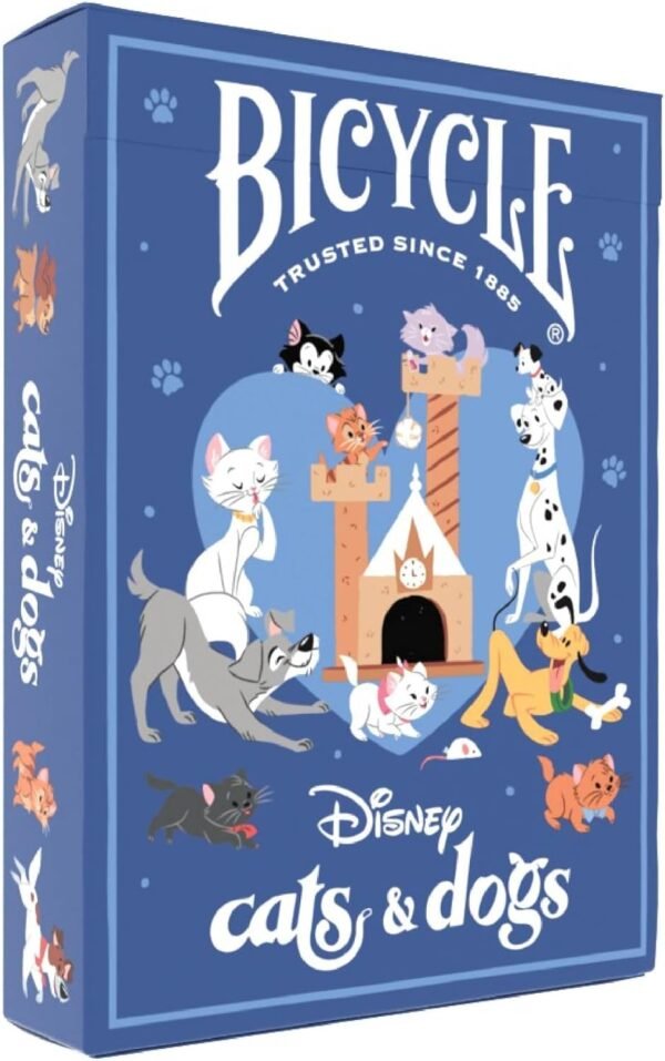 Naipes Bicycle Gatos y Perros de Disney con reverso azul Naipes Bicycle Gatos y Perros de Disney con reverso azul