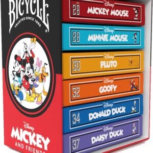 Set de 6 mazos de naipes Bicycle Mickey y sus amigos Disney Set de 6 mazos de naipes Bicycle Mickey y sus amigos Disney