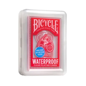 Naipes Bicycle Waterproof de plástico impermeable con reverso rojo Naipes Bicycle Waterproof de plástico impermeable con reverso rojo